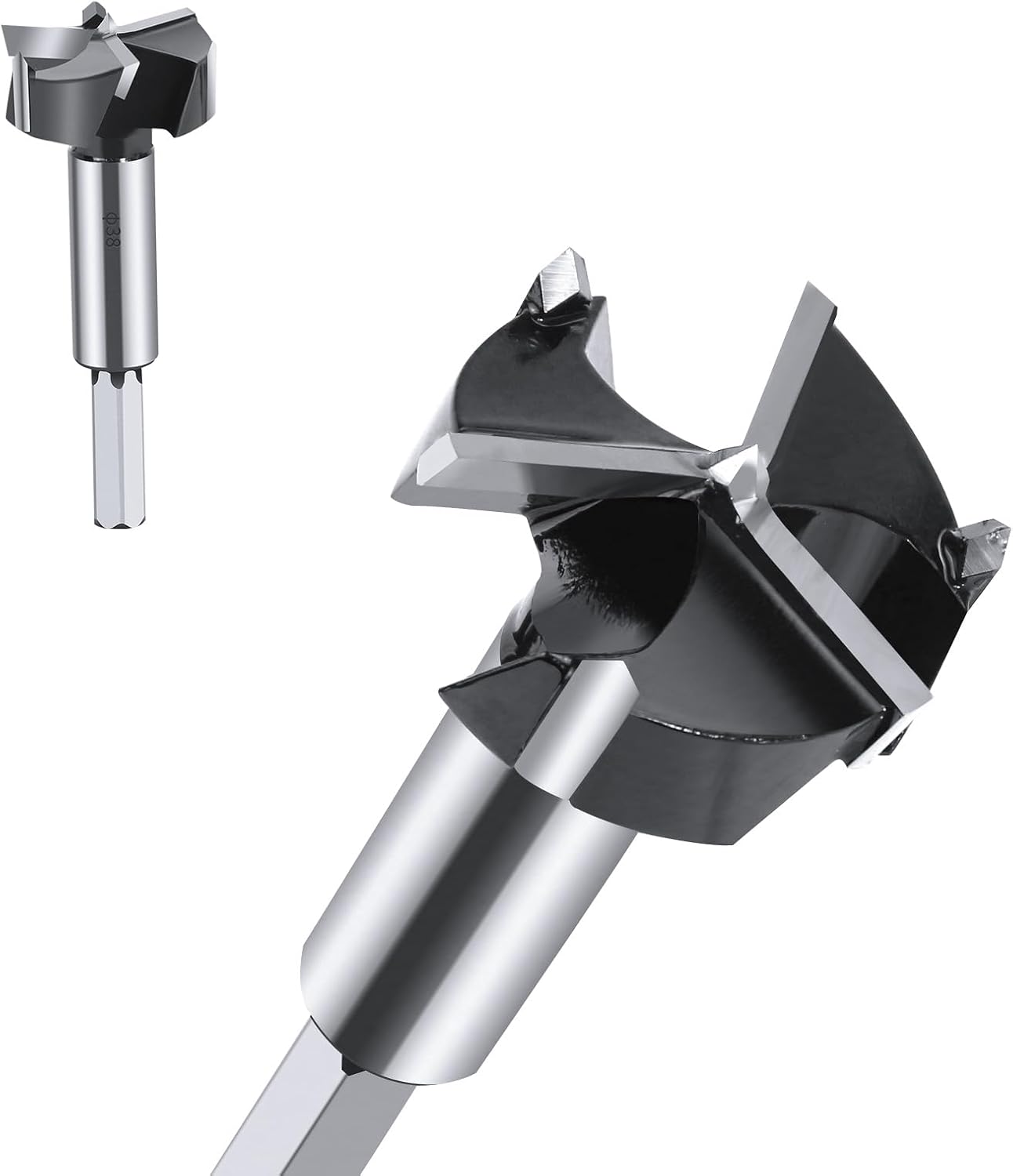 Brocas Forstner 1-1/16pulg 3 cortadores carburo madera dura