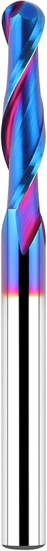 Broca fresado CNC carburo 1/4pulg madera NACO azul