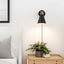2 Apliques Pared Negro Moderno con Cable Encendido