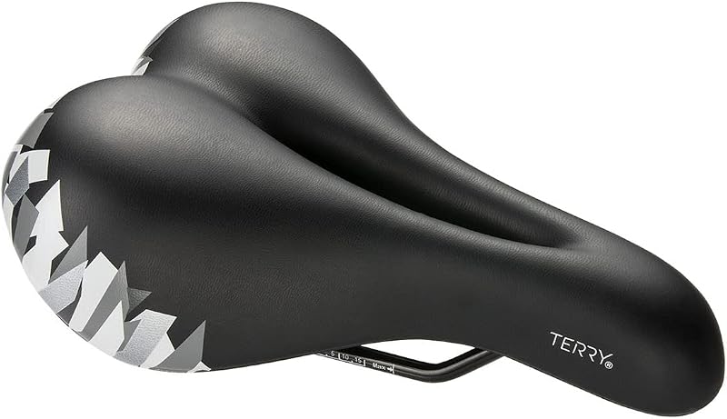 Sillín para mujer ciclista recreativa cómodo amortiguador