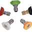 Set 5 boquillas pulverización lavadora 1/4" 4.0 GPM