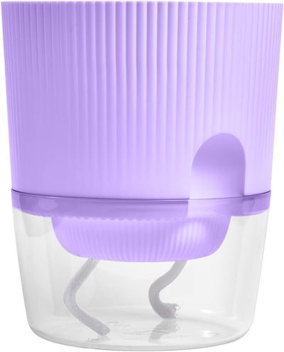 Maceta riego automático 5.5pulg violeta africana cuerda morado