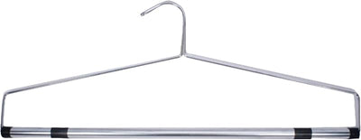 Colgador cromado 22pulg 12 Uds color plateado
