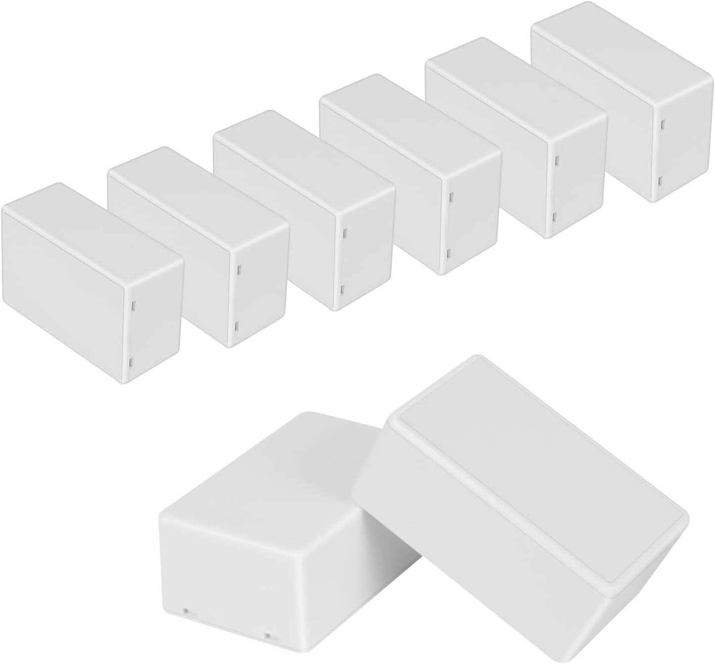 Caja conexiones plástico ABS 8 pzas 70x45x29mm