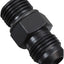 Adaptador bomba combustible 6AN flare oring negro anodizado