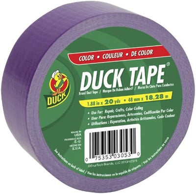 Cinta ducto color morado 1.88pulg x 20yd rollo