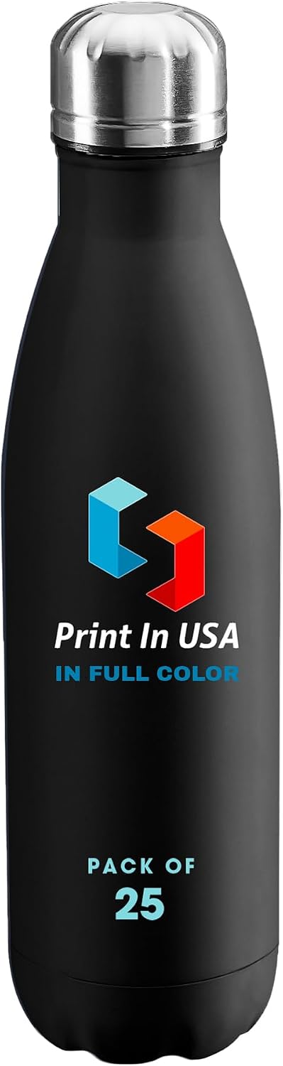 Botellas agua acero inox doble pared 17oz 25uds deporte
