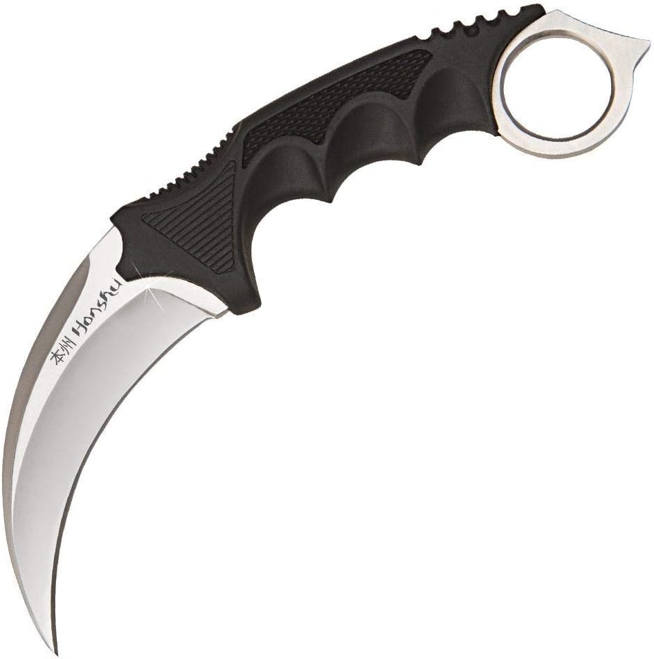 Karambit acero inox mango sobremoldeado defensa personal