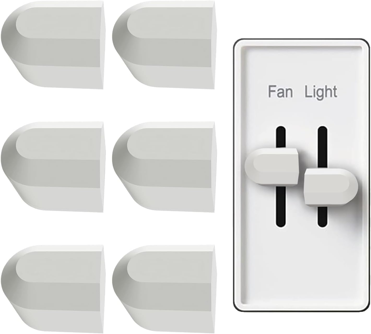 6 Pzas Pomos Repuesto Interruptor Atenuador Lutron