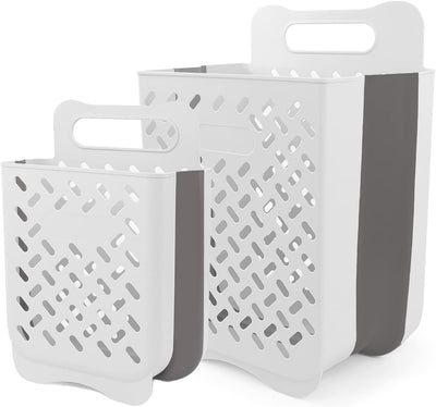 Cesta lavandería plegable para pared set 2 tallas XL y M