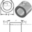 Espaciador aluminio 1-1/8x3/4 ID redondo para pernos M18/M19
