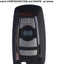 Funda silicona llave BMW trapezoidal 3 botones correa muñeca rojo