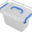 Contenedor plástico 1.5L transparente set 6
