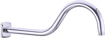 Brazo ducha forma S 16pulg acero inox cromado