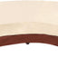 Fundas curvadas muebles patio 190pulg 600d impermeables