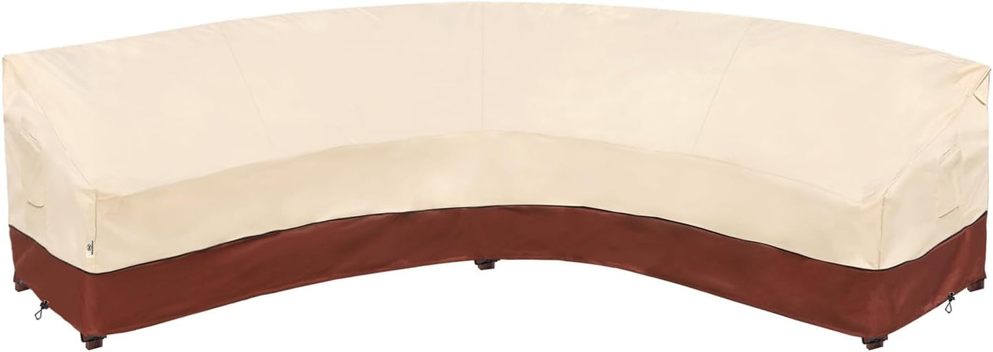 Fundas curvadas muebles patio 190pulg 600d impermeables