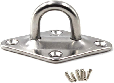 Gancho techo acero inox 304 paquete 1