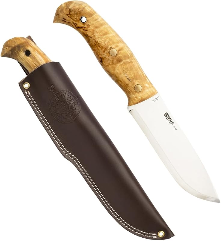 Cuchillo espiga fija acero 14C28N para supervivencia