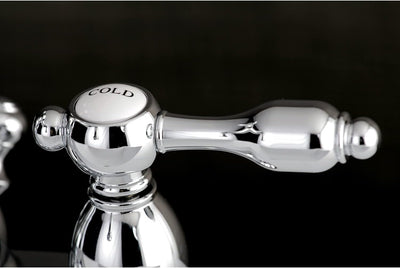Grifo baño central 4pulg cromo pulido
