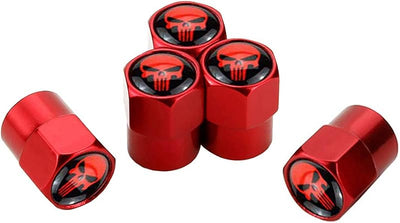 Tapones válvula neumático con calavera para SUV Jeep Ford