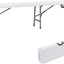 Banco plegable plástico 6ft para interiores exteriores