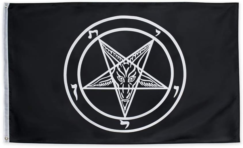 Bandera Templario Baphomet 3x5ft