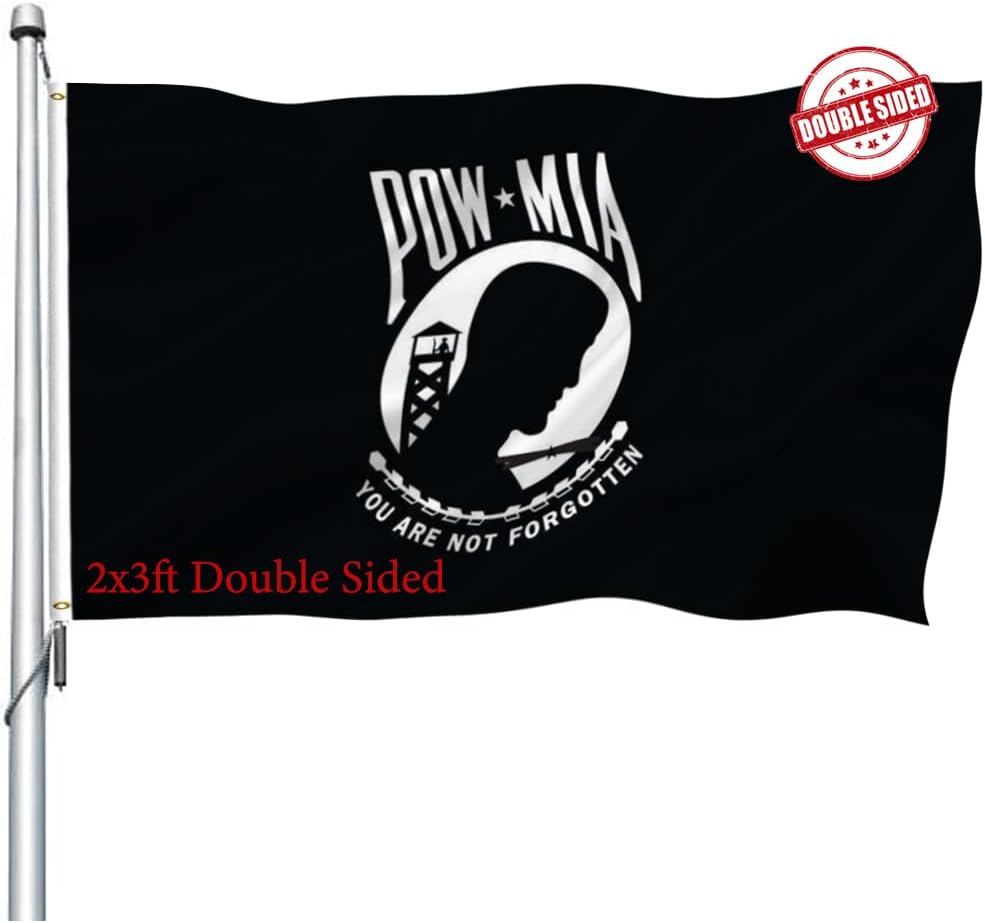 Bandera Mia Pow 2x3" doble cara poliéster exterior