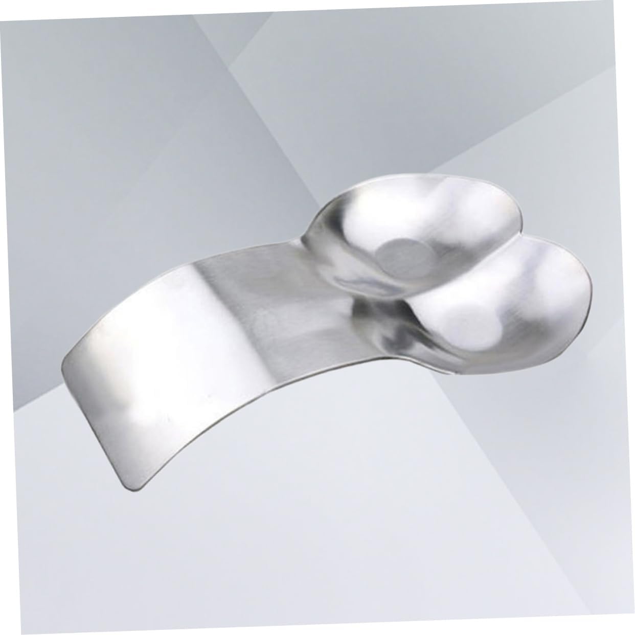 Bandeja acero inox con soporte cuchara doble para cocina
