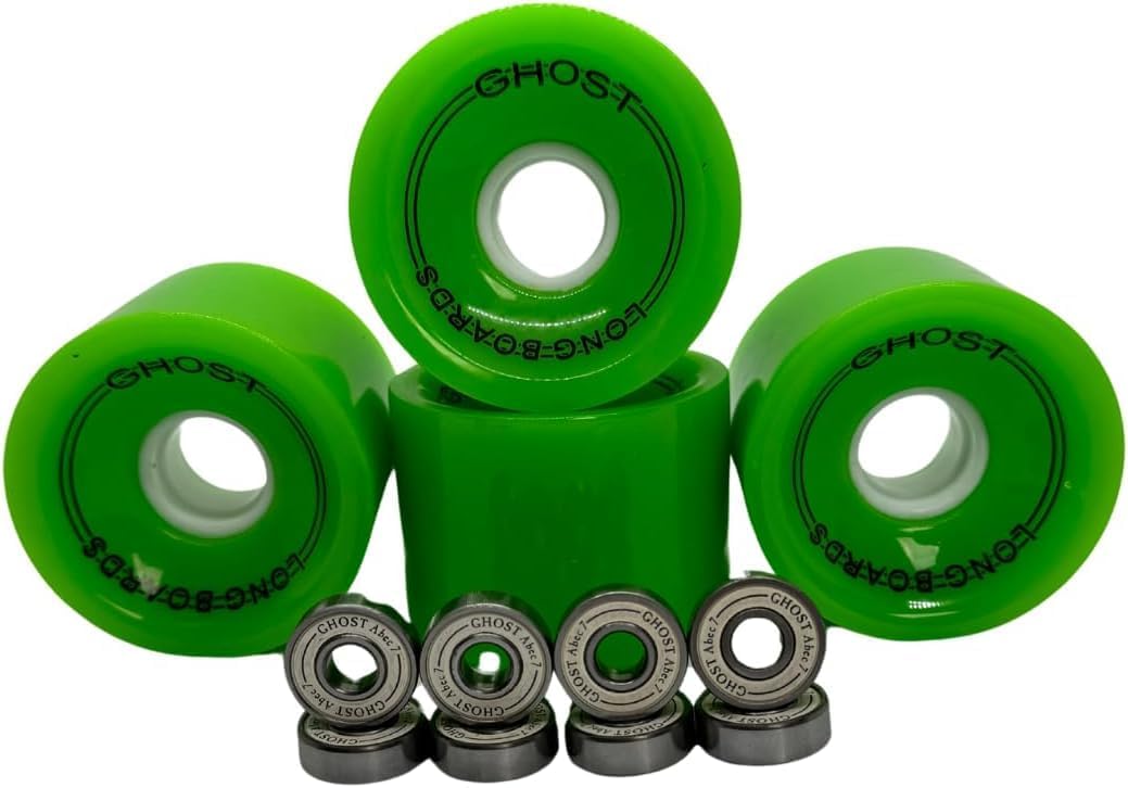 Ruedas longboard 2.756pulgada78A ABEC-7 incluidos