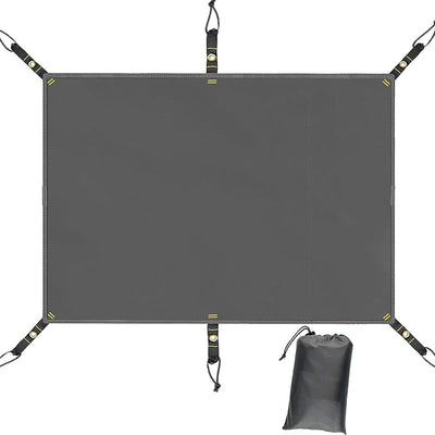 Base de tienda de campaña impermeable PU 3000 ultraligera gris