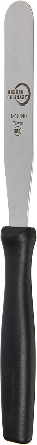 Espátula recta acero inox 4.25pulg negro