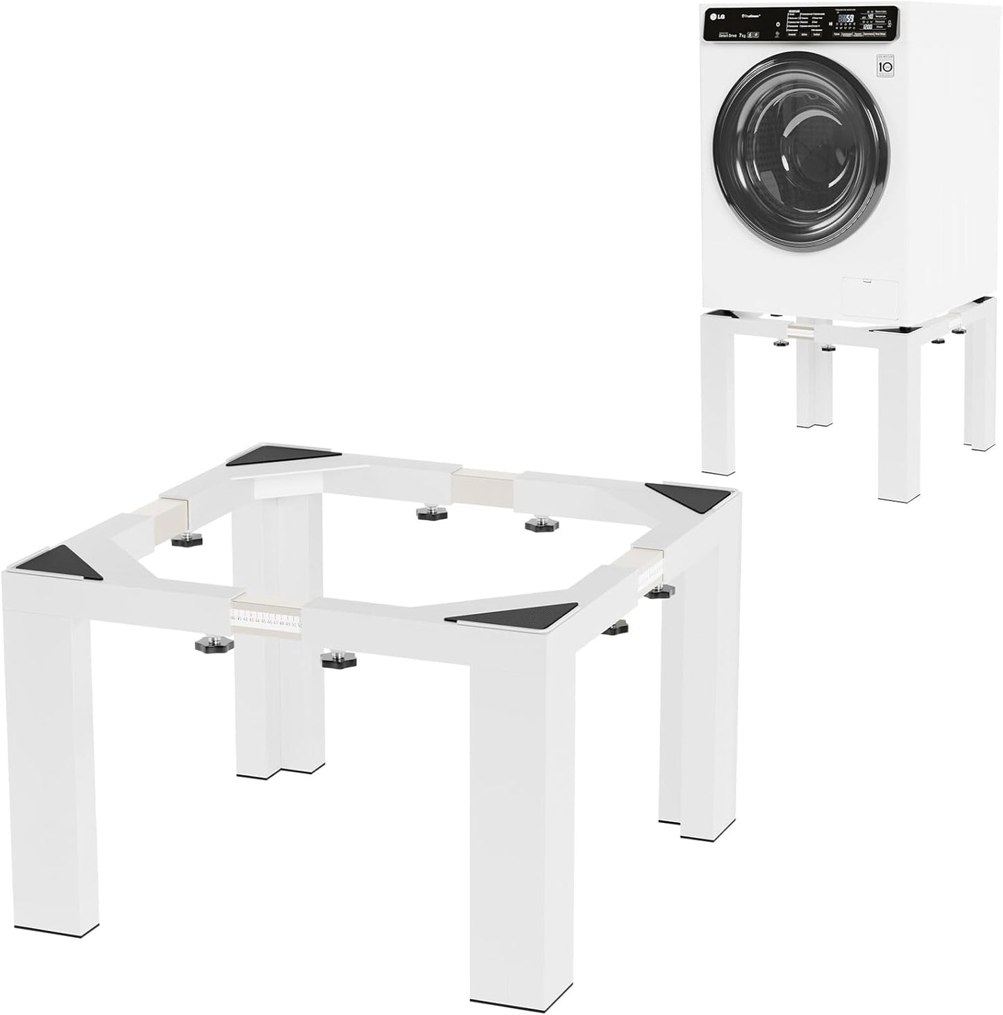 Pedestal lavandería 16pulg soporte ajustable para lavadora