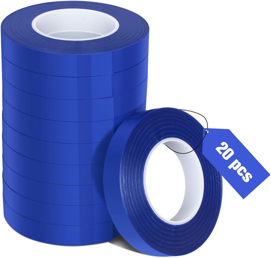 20 Cintas Azules para Atar Plantas 100pies x 1/2"