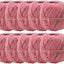 Cuerda yute natural rosa 1000yardas 0.079pulg 10uds
