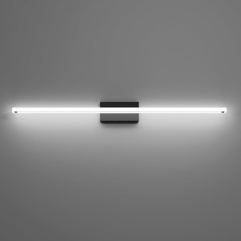 Barra luz LED negra 48" baño 40W 6000K