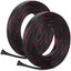 Fundas cable detector metales 10pies 2unid rojo