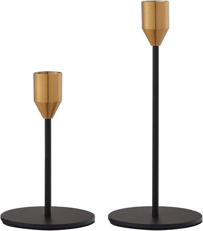 Portavelas hierro juego 2 candelabros bodas cenas