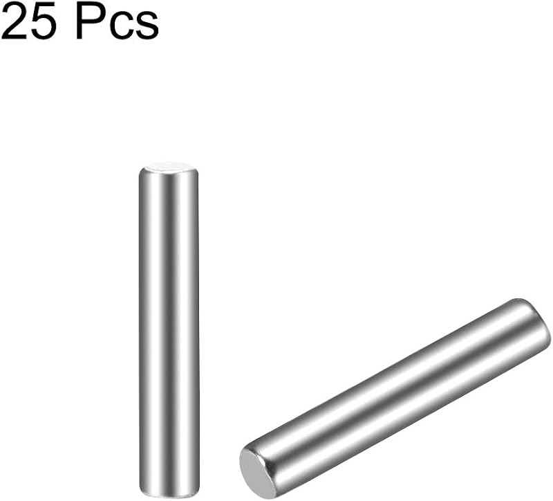2 Pasadores Acero Inox 304 0.472pulg para Litera Madera 25 Uds