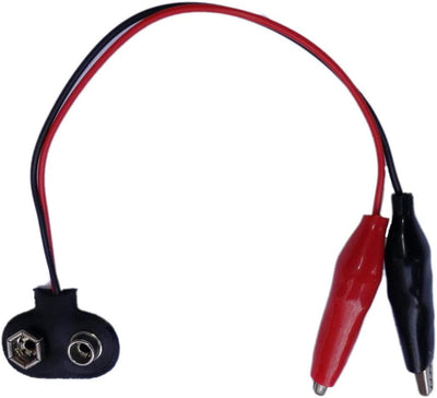 Cable adaptador 9V a pinzas cocodrilo tipo T set 3