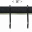 Estante Barra Negro para Cocina de 18"