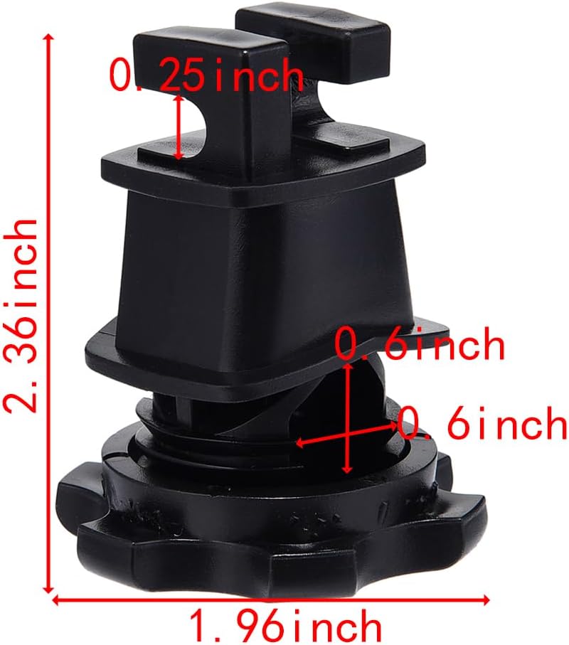 Aisladores alambre cerca clips poste negro 50
