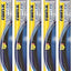 Limpiaparabrisas 2en1 20" pack 5