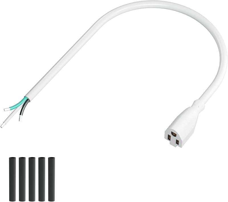 Cable extensión enchufe hembra 1.64ft 125V 3 clavijas AWG12