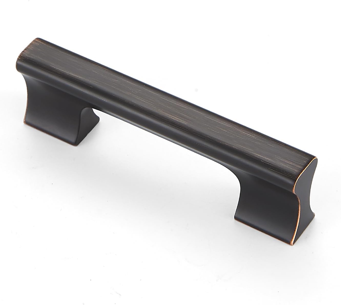 10 Manijas Cocina 3pulg Bronce Aceitado Cajones Sólidos