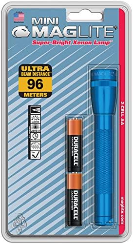 Linterna Mini Mag M2A116 Azul Portátil con Luces LED
