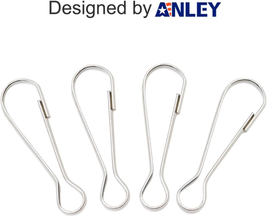 Gancho acero inox para asta bandera comp 4 pzas