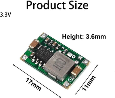 Pack 10 módulos convertidor 5V a 3.3V regulador DC-DC para Arduino
