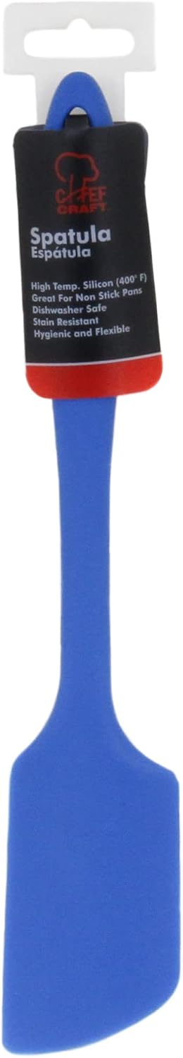 Espátula angular silicona 11pulg azul