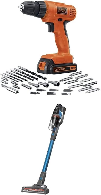 Kit taladro inalámbrico 20V con aspiradora POWERSERIES azul