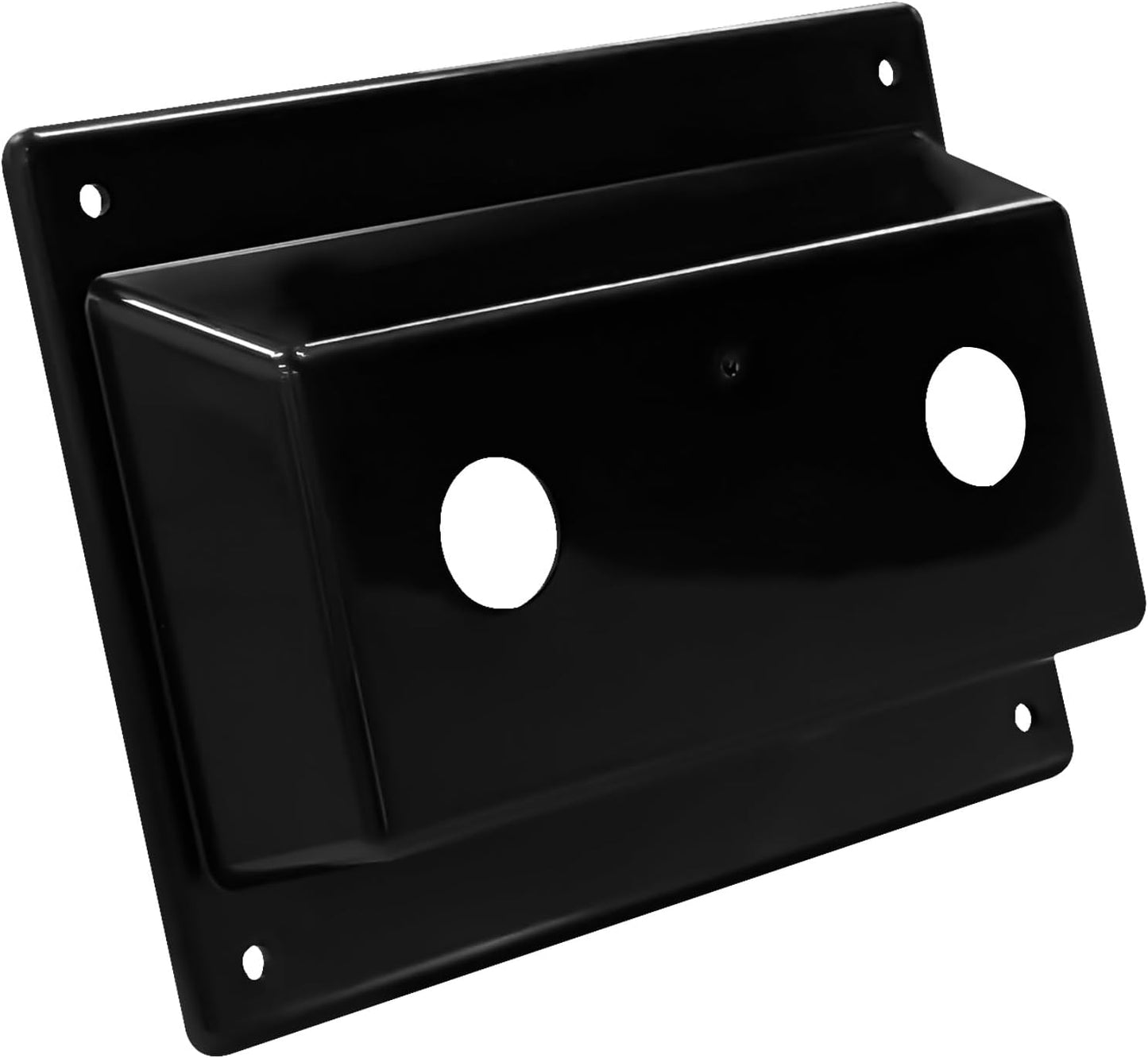 Cubierta repuesto placa ducha bisel negro caravanas